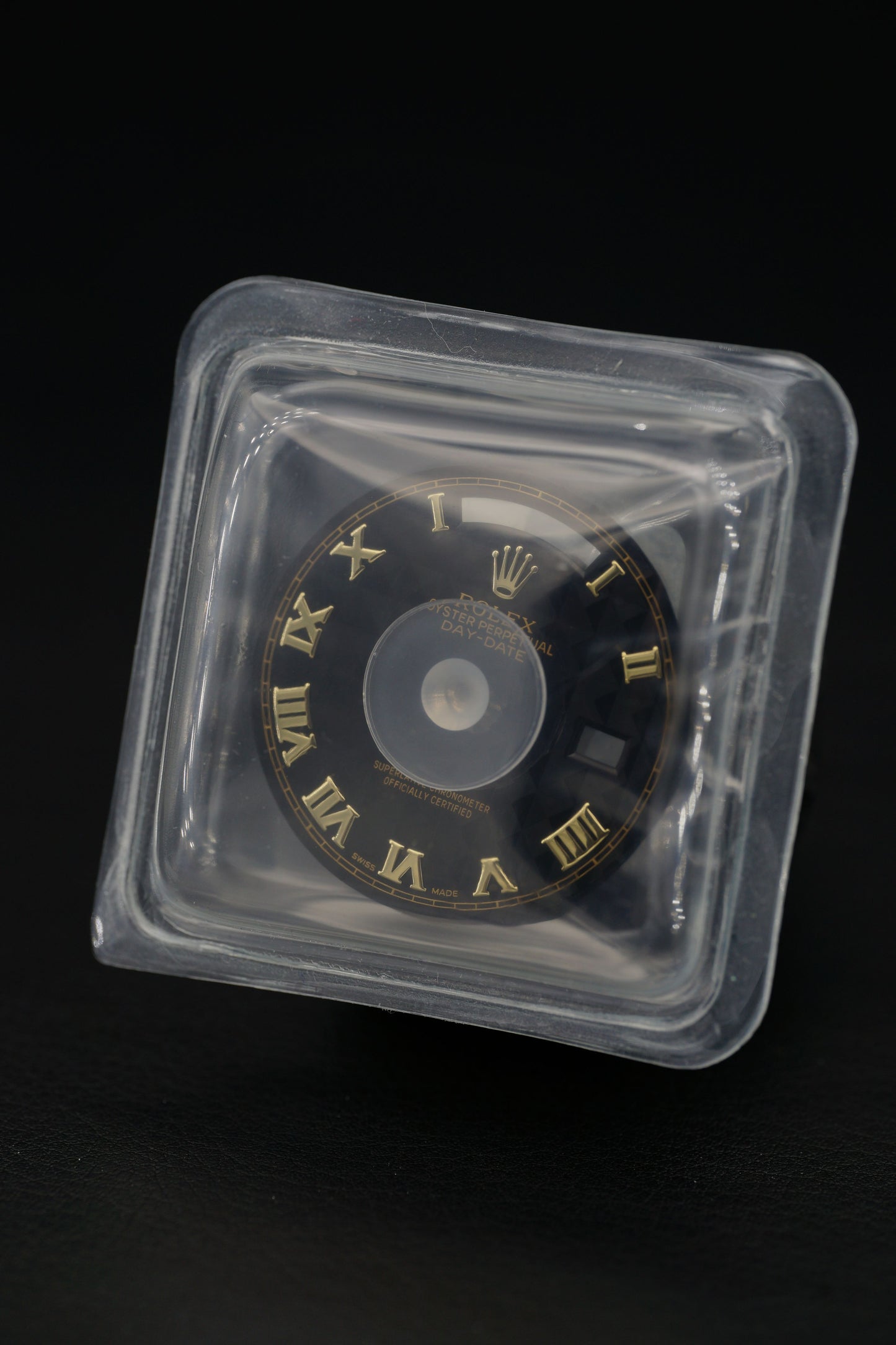 ROLEX NOS DIAL BLACK “PYRAMID” FOR DAY-DATE 36 MM 18238 | 18038 | 118238 IN BLISTER (NEW)