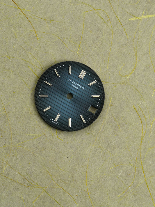 Patek Philipp sigma Blue Spider Dial for Nautilus 3800 steel & platinum Tritium