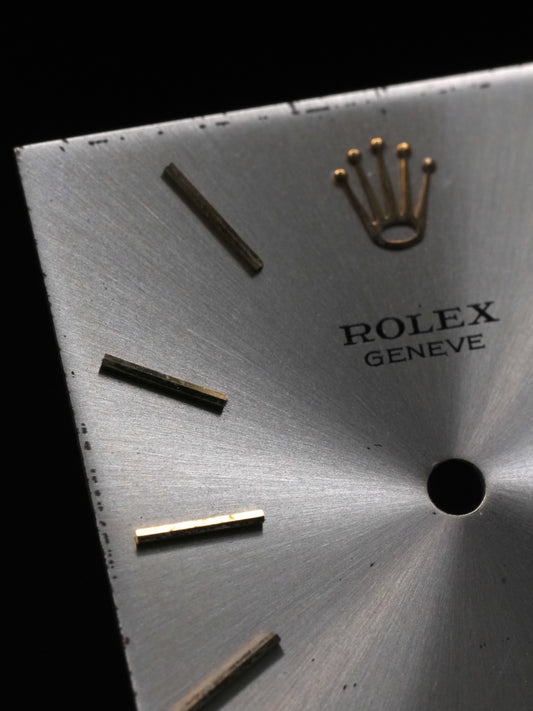 Rolex Silver Dial for Cellini 3603 Yellow Gold - good condition, visible signs of wear