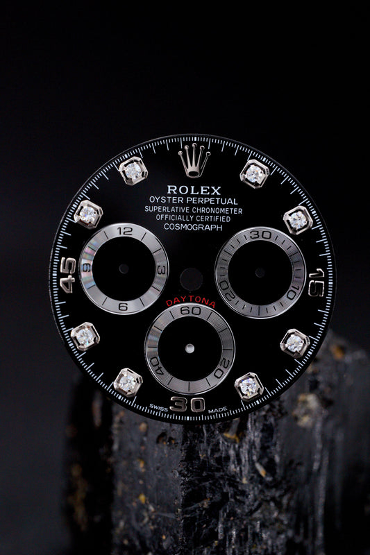 Rolex Black Diamond Dial for Cosmograph Daytona 116509