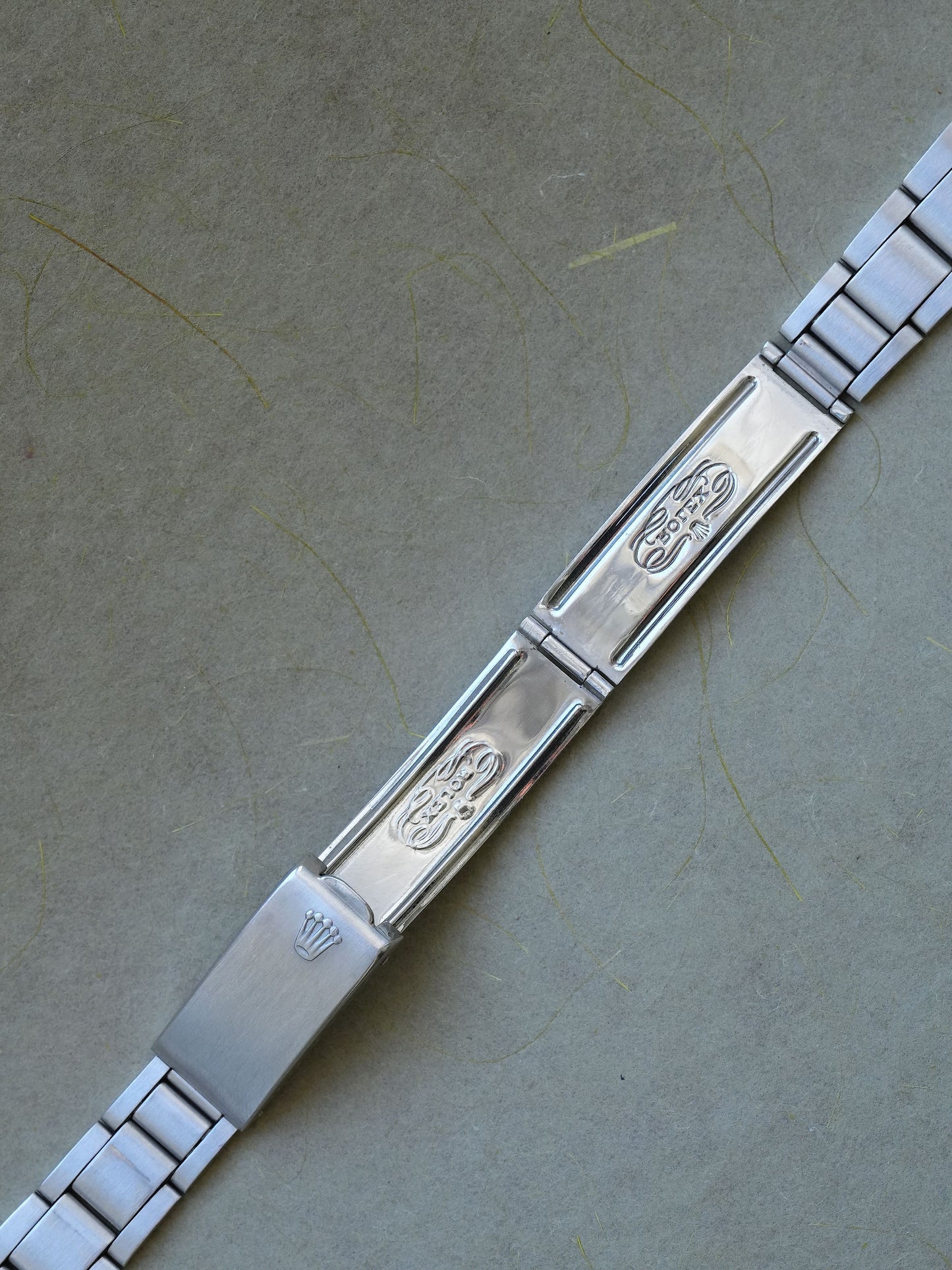 Rolex Oyster folding bracelet “folded” steel 7838/19 with 371 endlinks for Daytona 6240 | 6263 | 6265