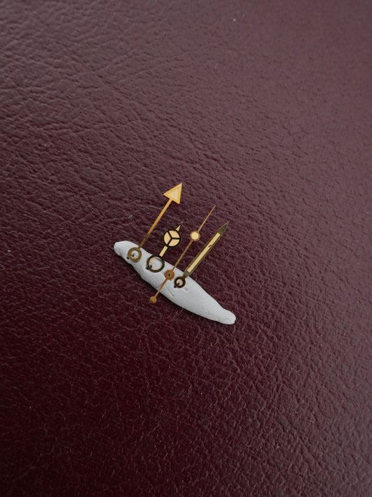 Rolex Hand Set for GMT-Master Models 16753 | 16758 | 16713 | 16718 Tritium Pumpkin Patina