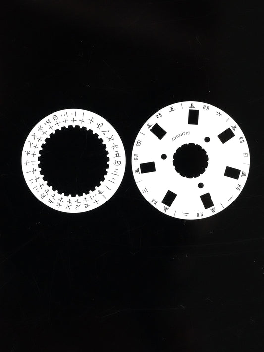 Rolex NOS date & day discs white cal 3155 Chinese | chinese 18238 | 18239 | 118238 | 118239 and others