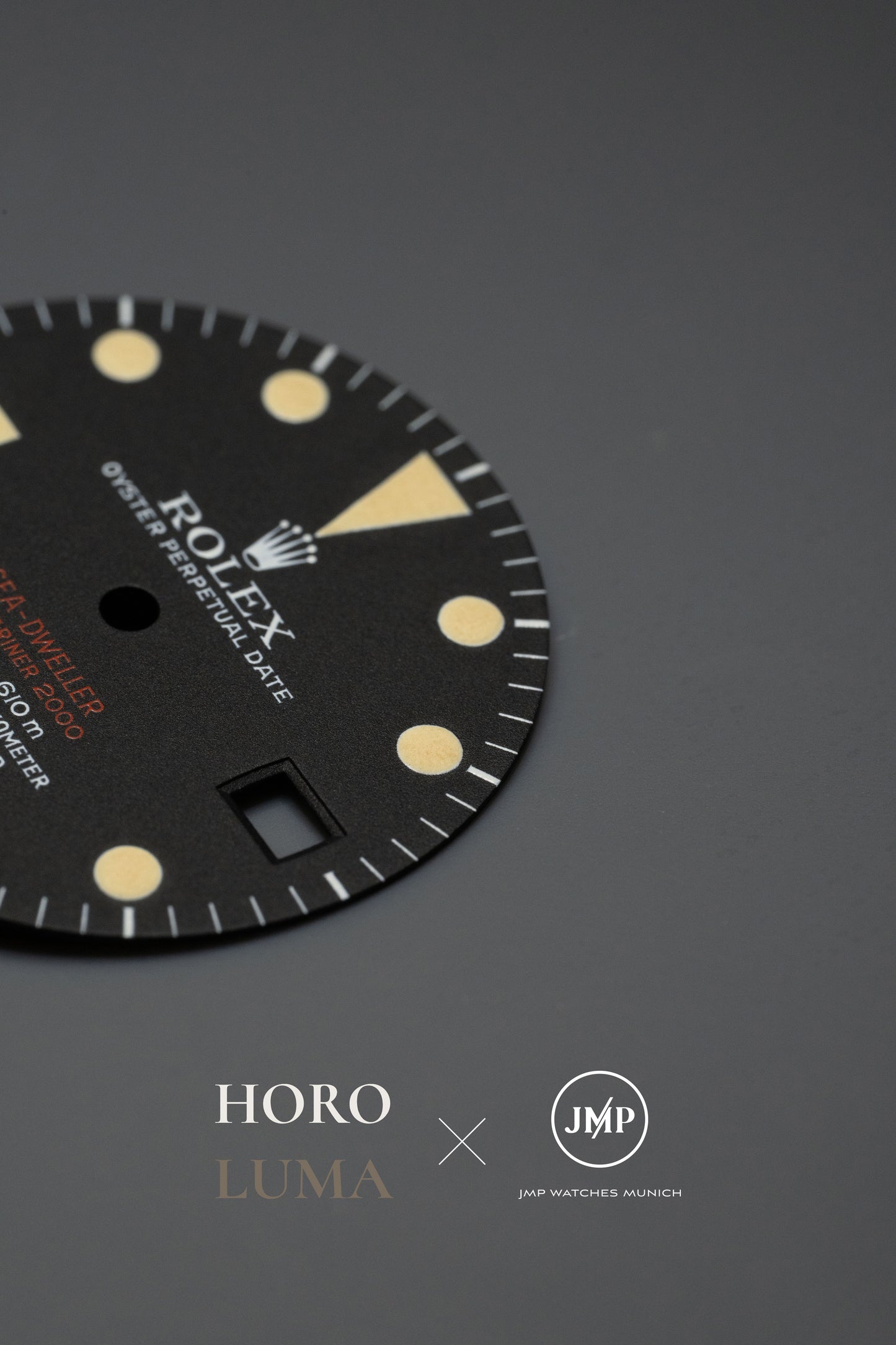 Rolex "Matte Double Red MKIII | MK3 Dial" for Sea-Dweller 1665 - RELUMED BY HOROLUMA