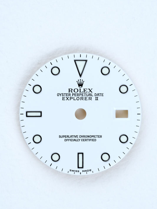 Rolex dial white for Explorer II 16570 Luminova