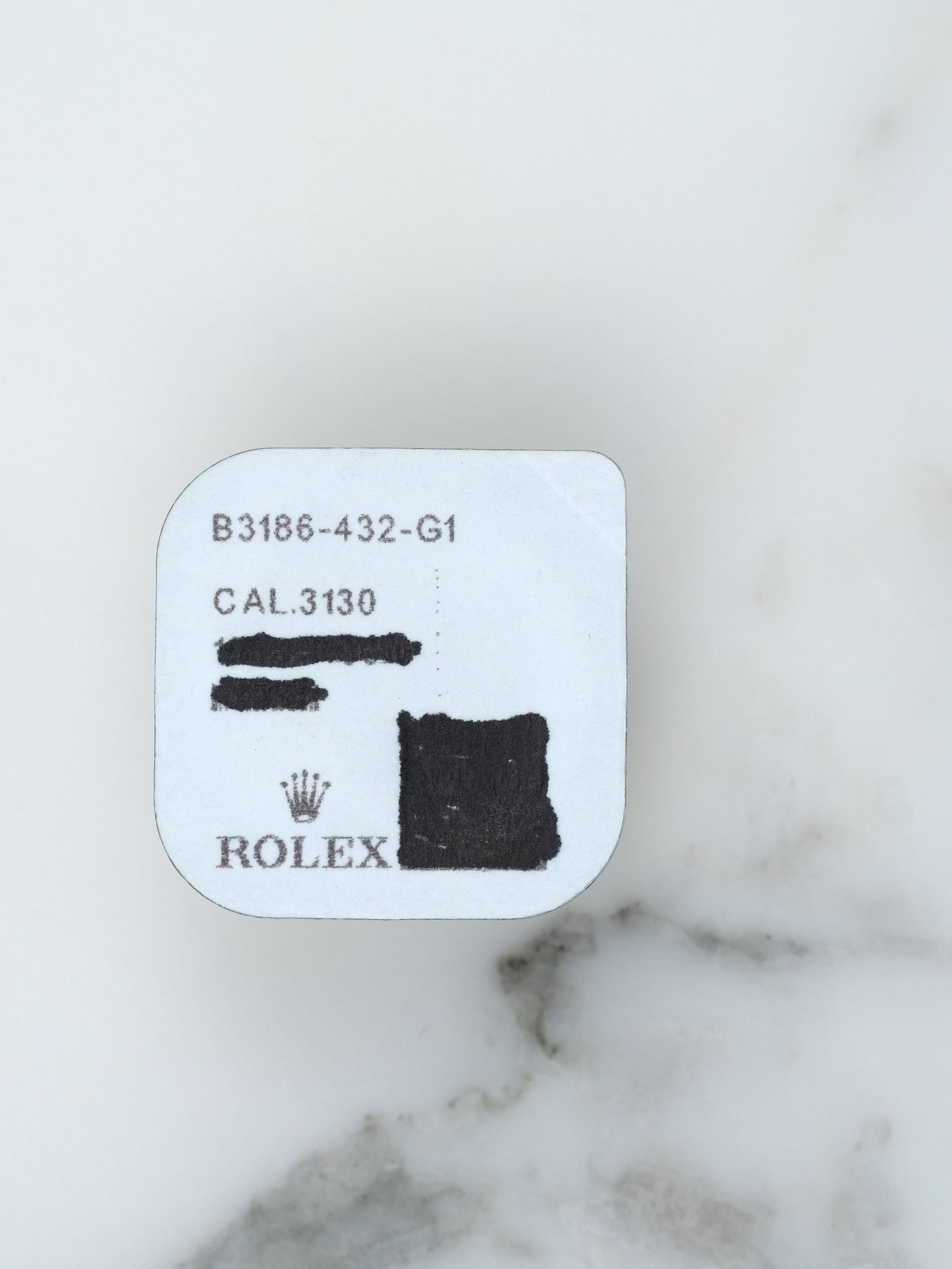 Rolex NOS balance wheel B3186-432-G1 for calibers 3130, 3135 etc. Parachrom hairspring in blister