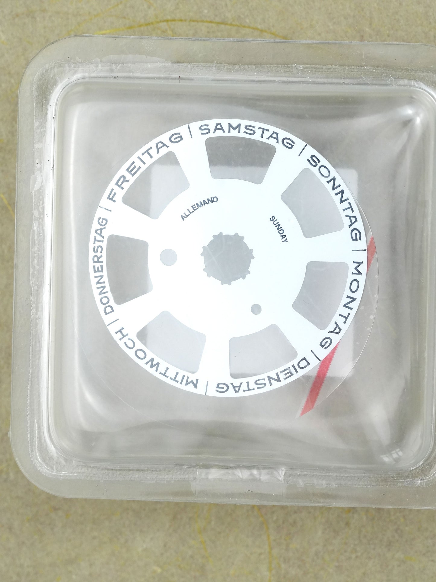 Rolex NOS day disc German white for Day-Date 36 mm 128238 | 128239 | 128206 and others