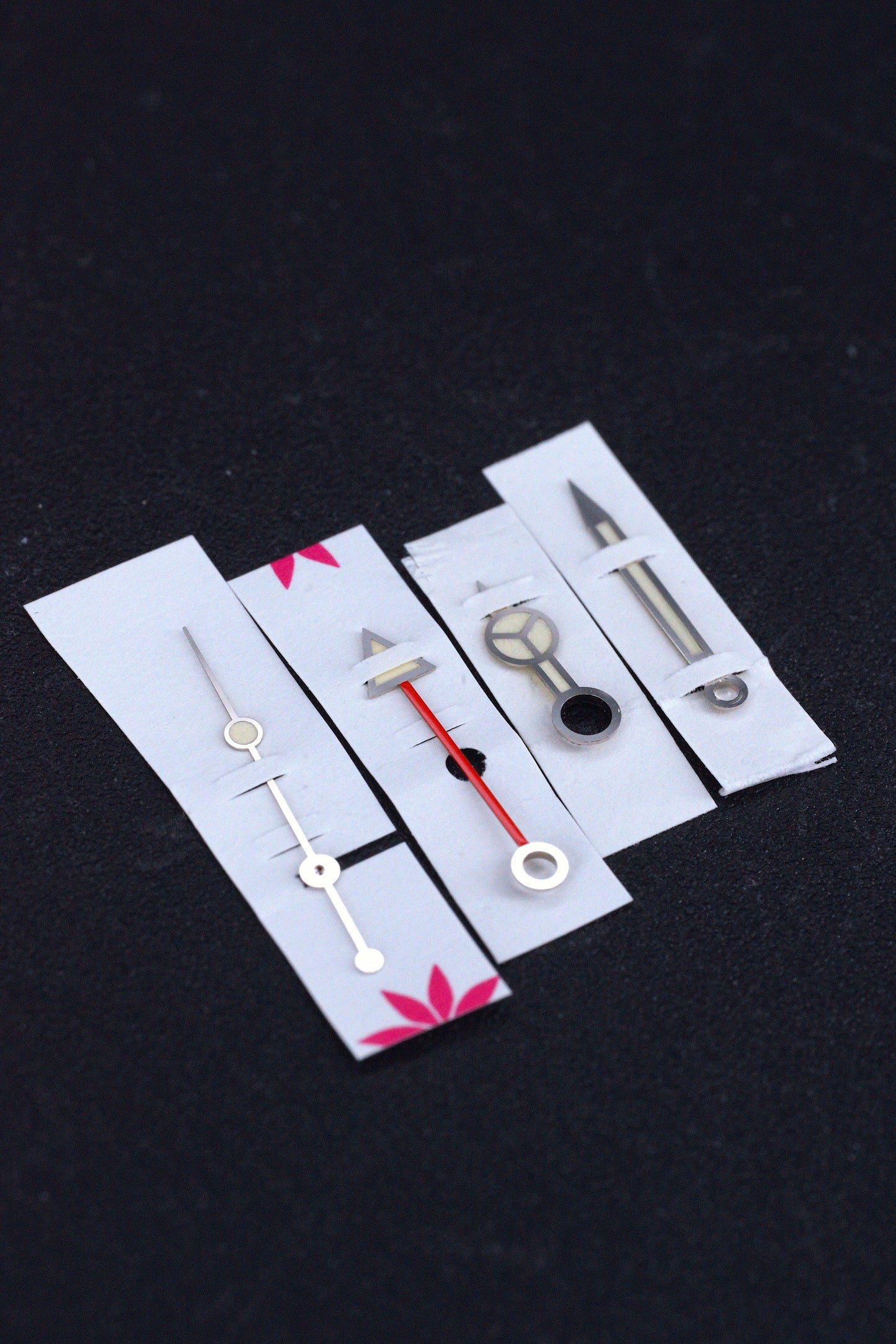 Rolex NOS Hand set for GMT 16750 | 16700 | 16710 Vanilla Patina