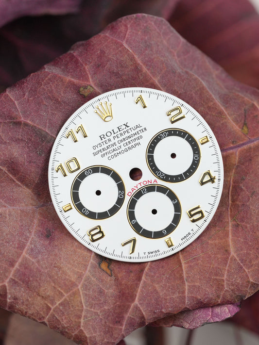 Rolex White Roman Dial for Zenith Daytona 16523 | 16528 Tritium