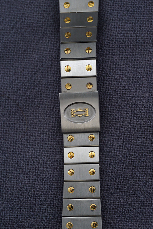 Cartier Armband für Santos 2961 Stahl 18kt Gelbgold