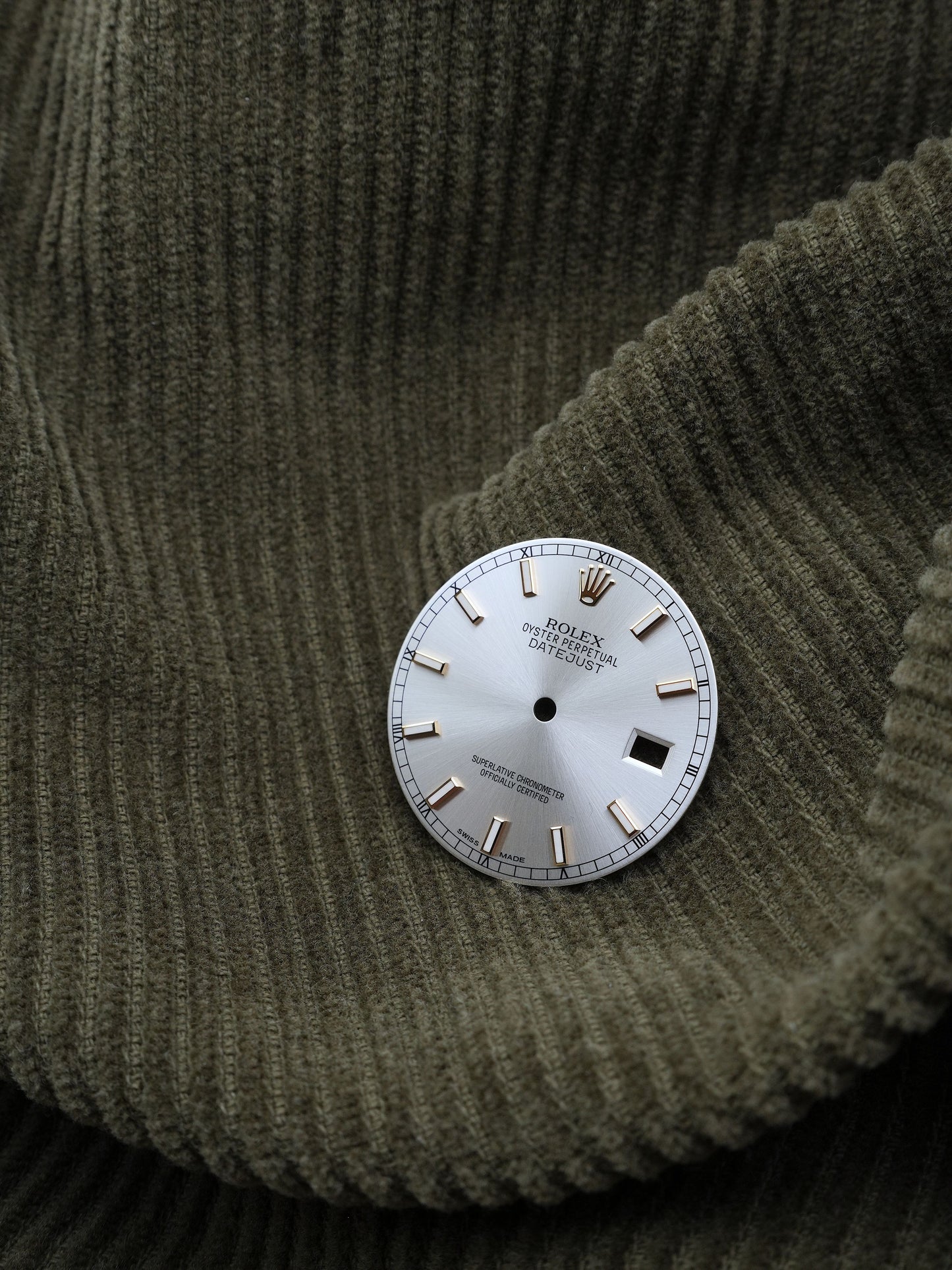 Rolex NOS Gray Dial for Datejust 116203 | 116208 Luminova