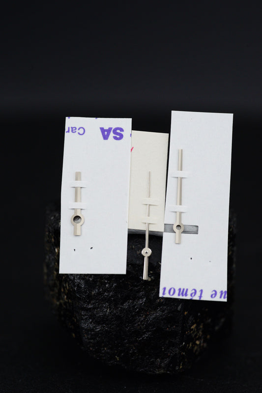 Rolex NOS No Lume “Stone Dial” Hand Set for DateJust 1601/9 white gold