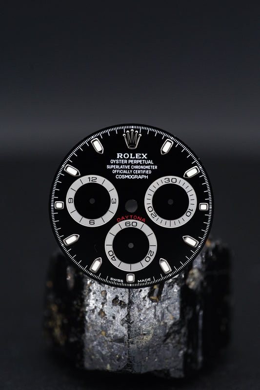 Rolex Dial black for Cosmograph Daytona 116500LN Chromalight