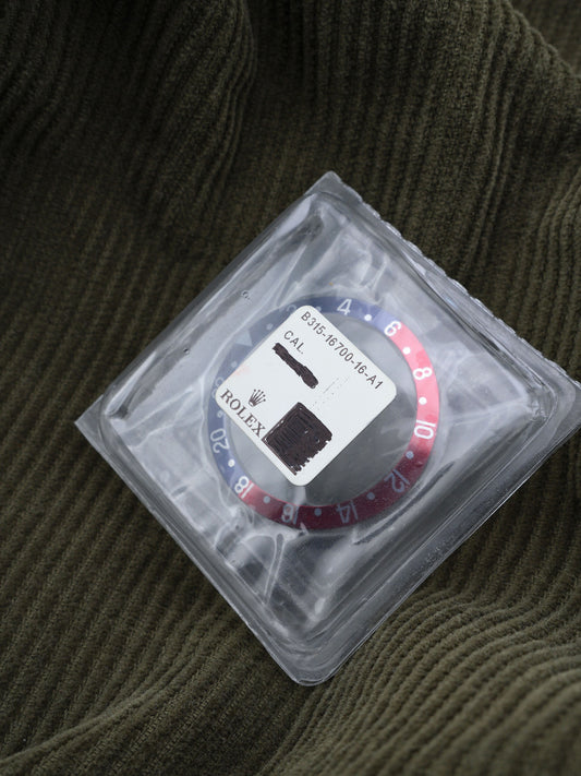 Rolex NOS Inlay / Insert Blue Back für GMT‑Master 16700 | 16710 | 16760