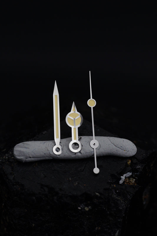 Rolex Hand set for Submariner 1680 & Sea-Dweller 1665 Tritium Vanilla Cream Patina