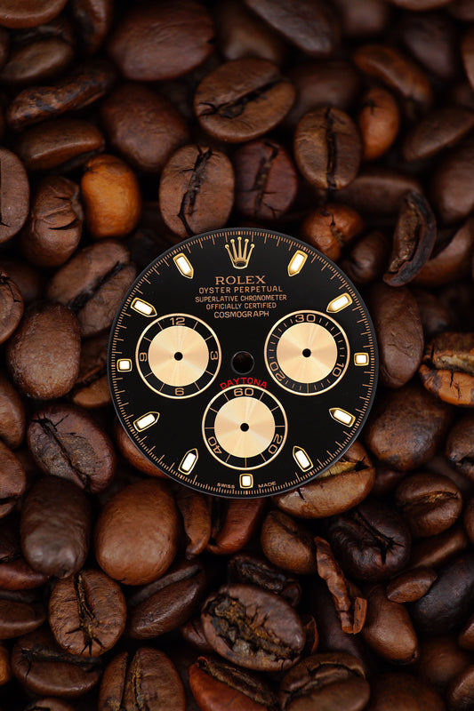 Rolex Black Dial for Rosegold Cosmograph Daytona 116505 | 116515 Chromalight