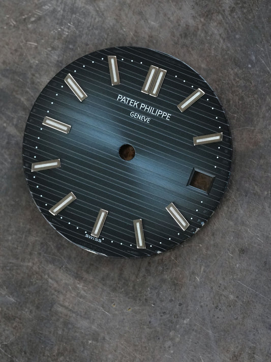 Patek Philippe Zifferblatt Blau für stahl Nautilus 5711