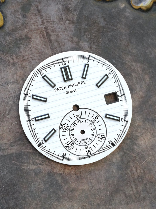 Patek Philippe white “Panda Dial” for the steel Nautilus 5980/1A-019