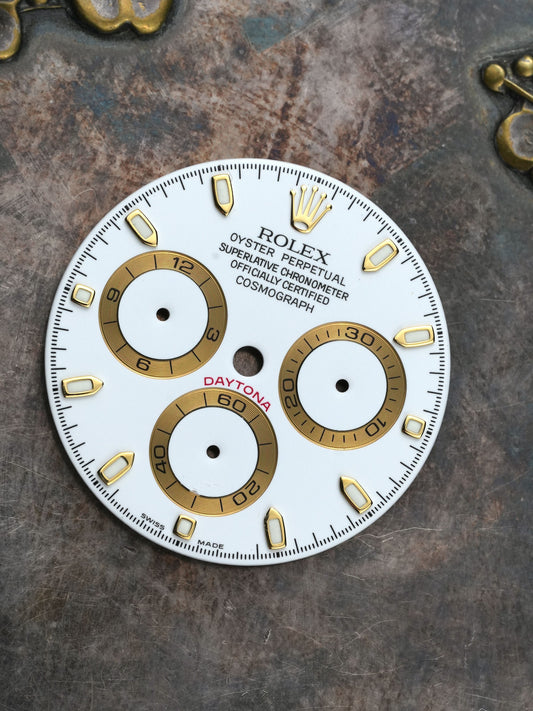 Rolex white dial for Daytona 116508 | 116503 | 116523 | 116528 Luminova