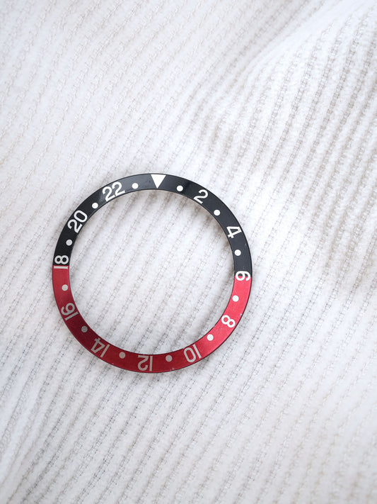 Rolex Inlay | Insert | Einlage Schwarz/Rot „Coke“ für GMT-Master 16700 | GMT-Master II 16710 | 16760
