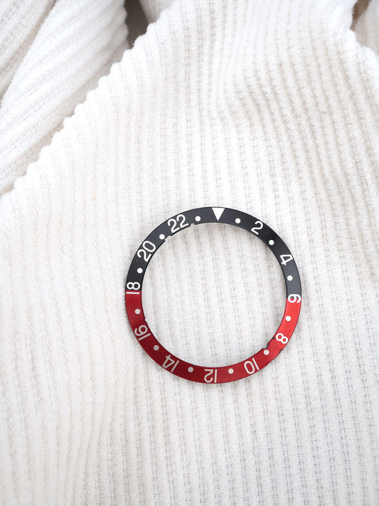 Rolex Inlay Schwarz Rot ("Coke") für GMT-Master 16700 | 16710 | 16760