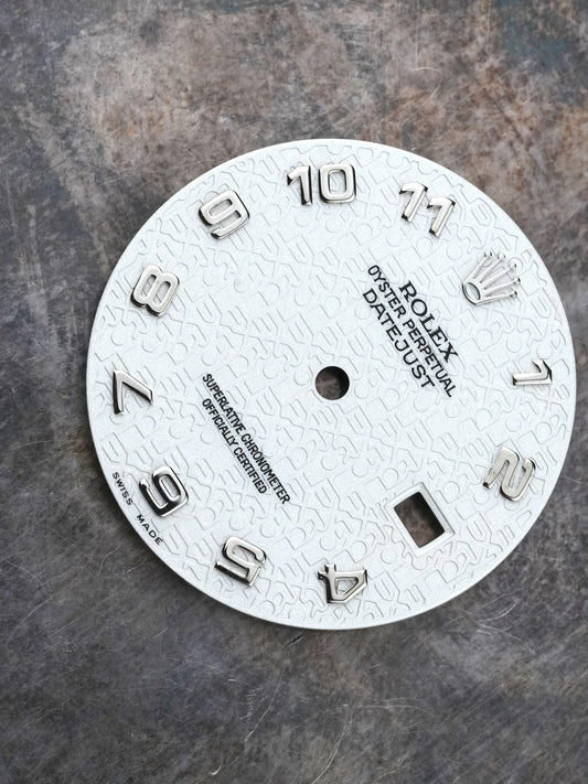 Rolex dial “internet” beige / white for OP Datejust 16200 | 16234