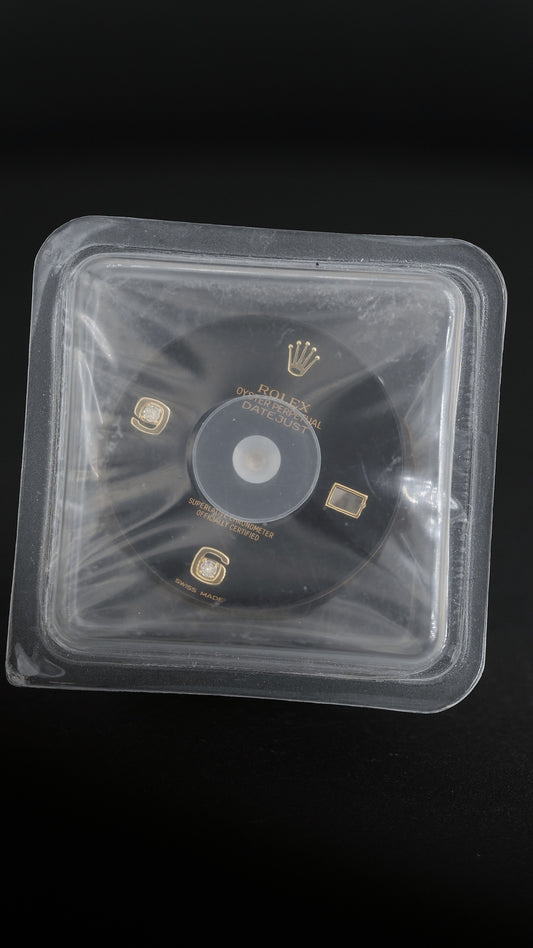 Rolex NOS Onyx Zifferblatt für OP Datejust 36mm | 16013 | 16018 | 16233 | 16238 | 116233 im Blister