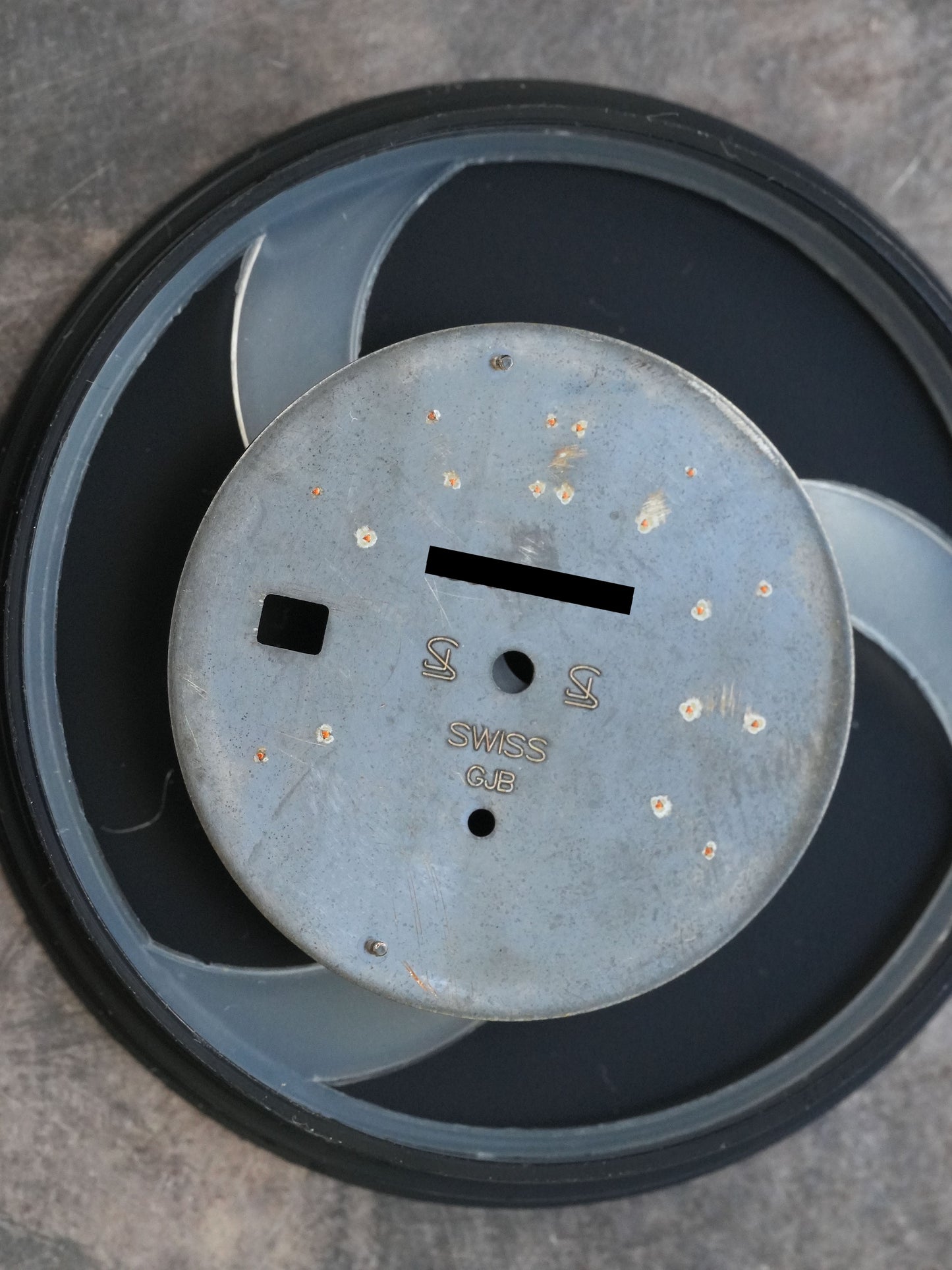 Patek Philippe Zifferblatt schwarz für Nautilus 5980/1R in Rose Gold