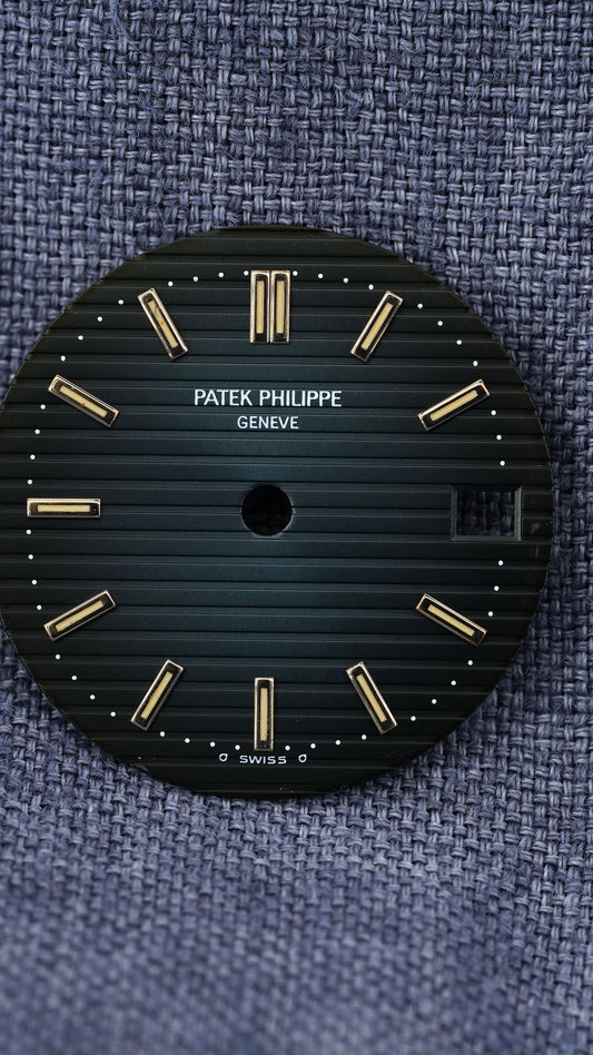 Patek Philippe blue Sigma dial for Nautilus white gold 3800G | platinum 3800P | 3800J tritium steel version