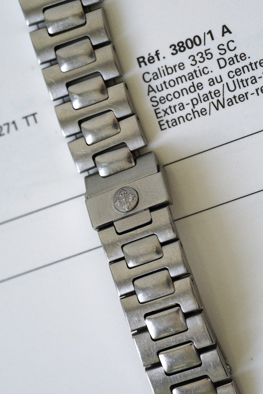 Patek Philippe stahl Armband für Nauilus 3800 MKI