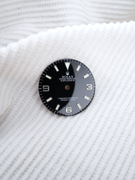 Rolex Explorer 14270 Zifferblatt Schwarz „SWISS Only“ Luminova