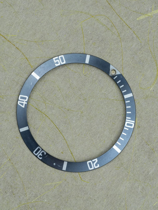 Rolex MKIII Insert | Inlay "Gun Metal Grey" 5512 | 5513 | 1665 | 1680 Tritium Pearl
