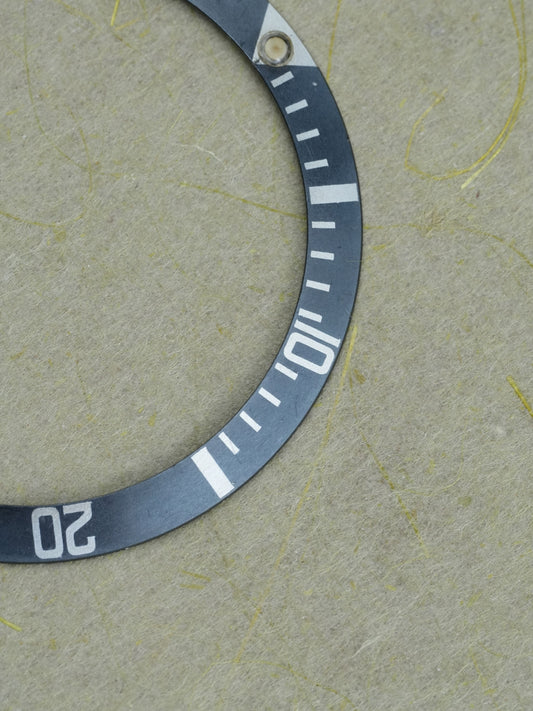 Rolex MKIII Insert | Inlay "Gun Metal Grey" 5512 | 5513 | 1665 | 1680 Tritium Pearl