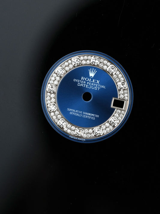 Rolex Lady Diamond Dial "Blue Myriad" for Datejust 69179 | 79069 | 179136 etc.