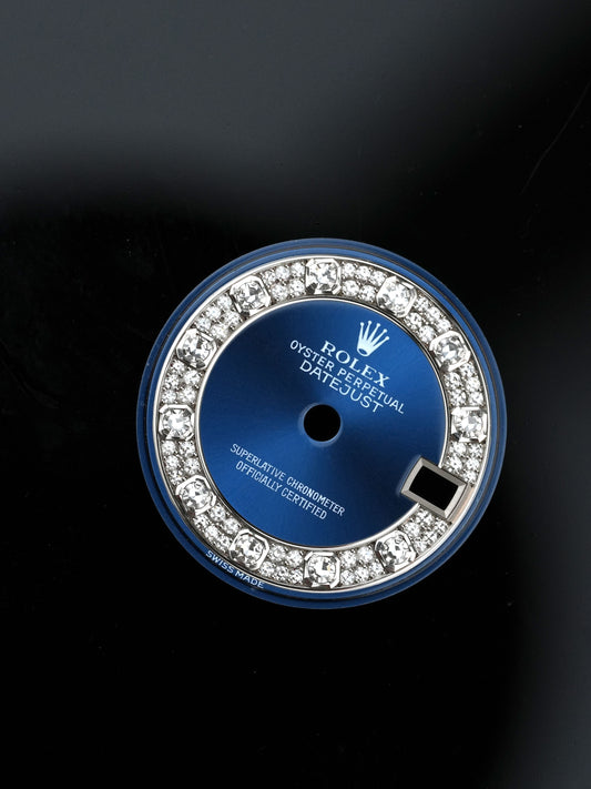 Rolex Lady Diamond Dial "Blue Myriad" for Datejust 69179 | 79069 | 179136 etc.