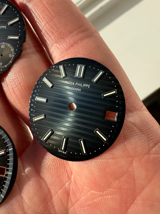 Patek Philippe Zifferblatt Blau für Nautilus 5711 in Stahl