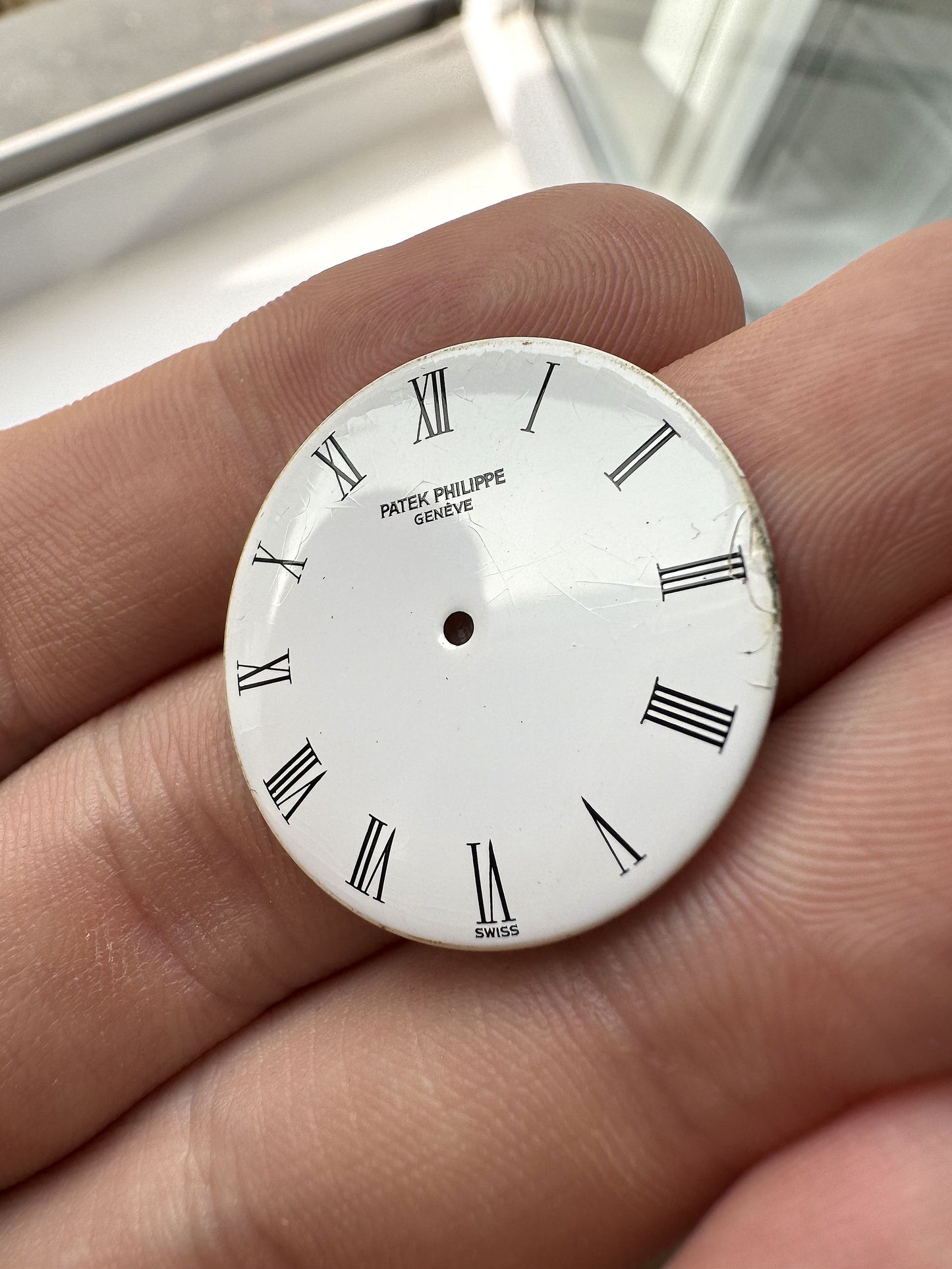 Patek Philippe Dial white roman for Calatrava 3520 yellow gold and steel gold versions Spider Dial