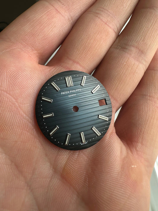 Patek Philippe Zifferblatt Blau für stahl Nautilus 5711