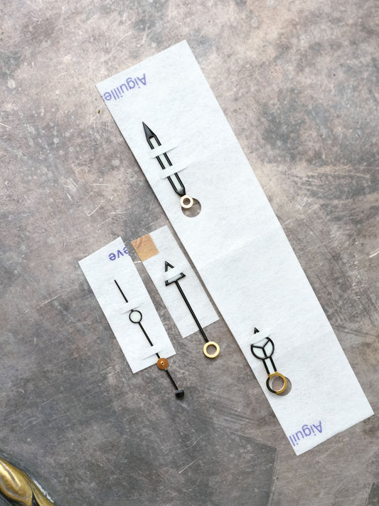 Rolex NOS „SARU" Zeigersatz für GMT Master 116758 für pave Zifferblatt