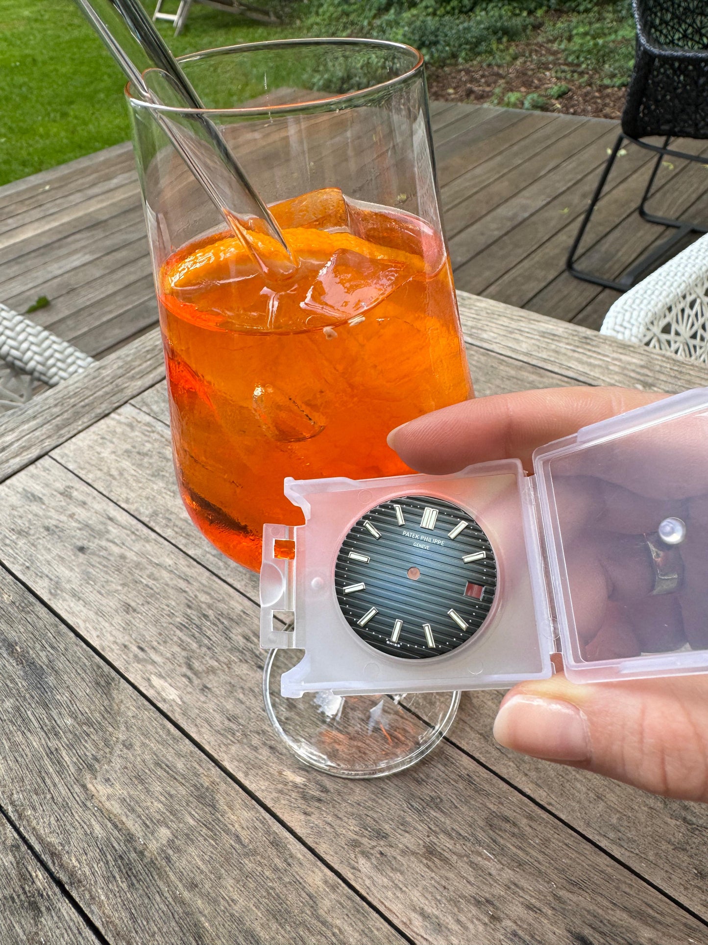 Patek Philippe NOS Blaues Zifferblatt für Stahl Nautilus 5711