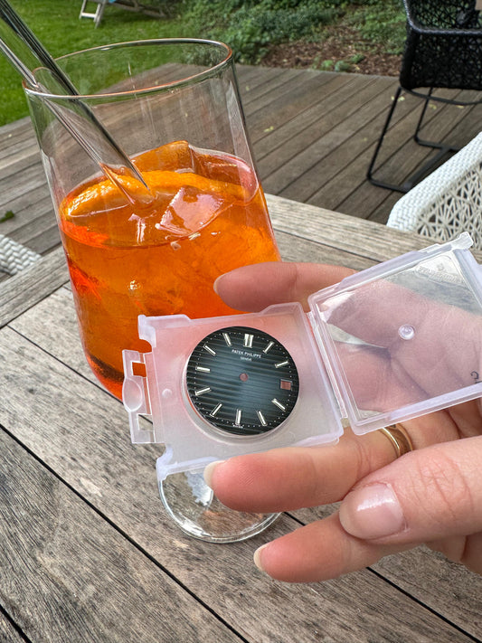 Patek Philippe NOS Blaues Zifferblatt für Stahl Nautilus 5711