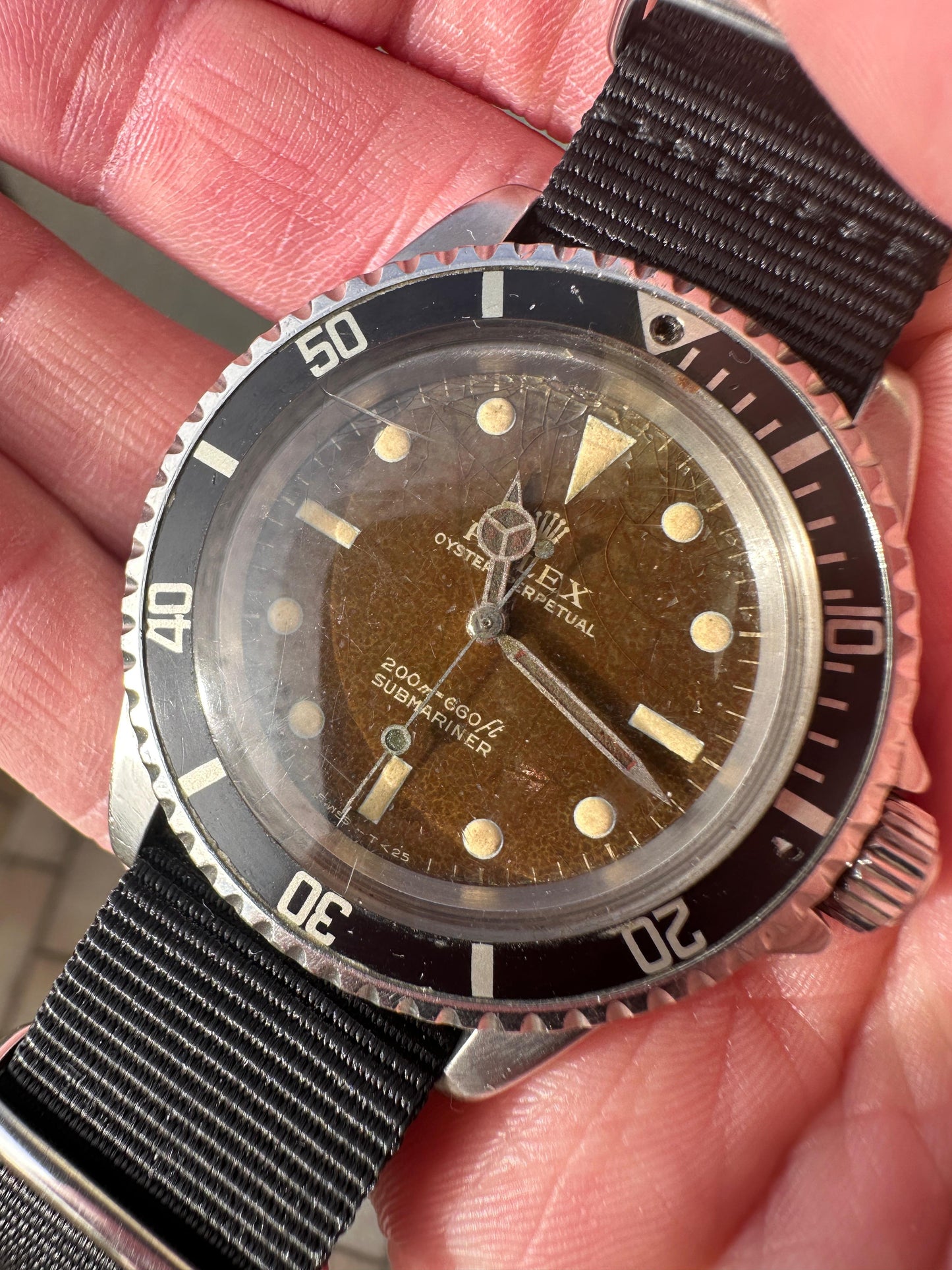 Rolex Submariner 5513 Brown - Gilt - Spider Dial Zifferblatt | 1966 (1/66) | 1.39x.xxx serial | 1520 Cal