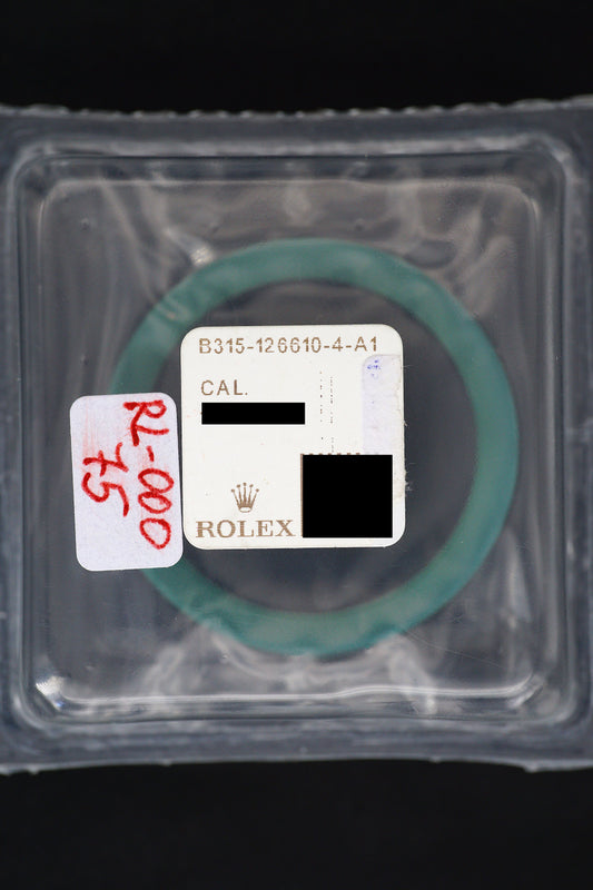 Rolex NOS Grüne Lünette MK1 für Stahl Submariner 126610 LV in Blister