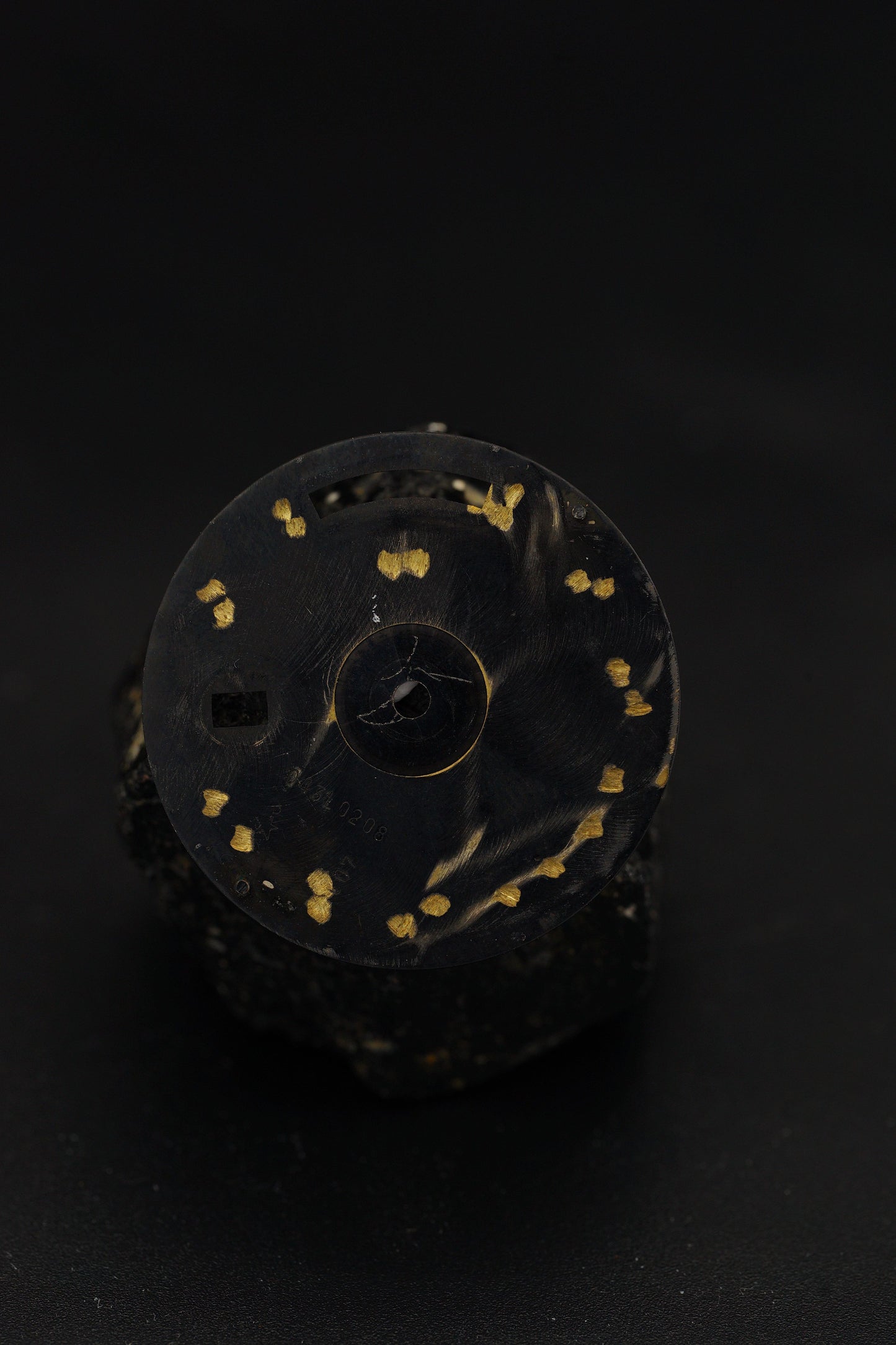 Rolex Black "Pyramid" Dial for Oysterquartz Day-Date 36 mm 19018 | 19028