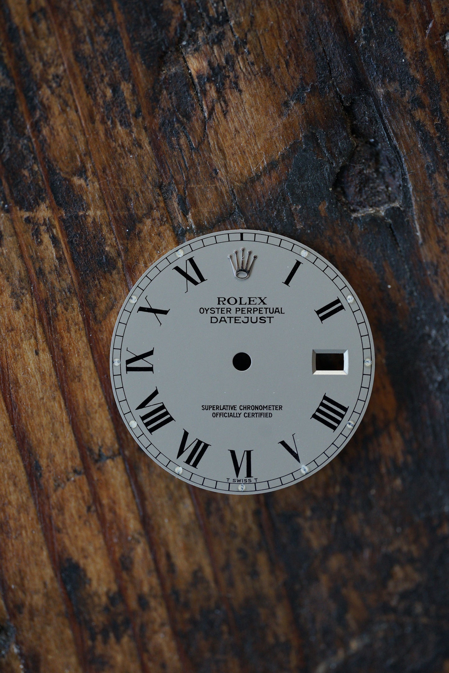 Rolex Buckley Zifferblatt grau für OP Datejust 36 mm 16234 | 16200 | 16030 | 16014