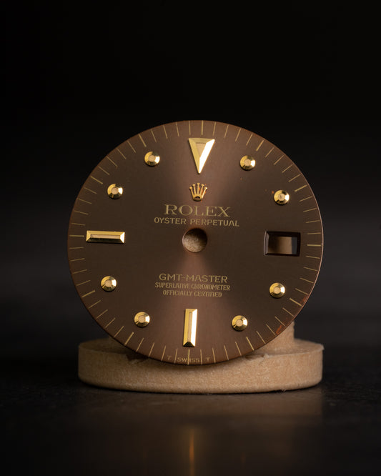 Rolex "Nipple Dial" Zifferblatt für GMT-Master 1675/8 & 1675/3 Tritium tropical Faded