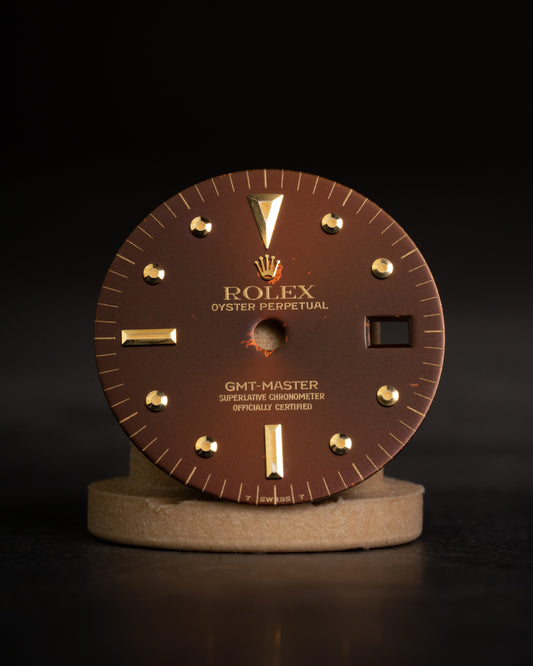 Rolex "Nipple Dial" Zifferblatt für GMT-Master 1675/8 & 1675/3 Tritium tropical Faded
