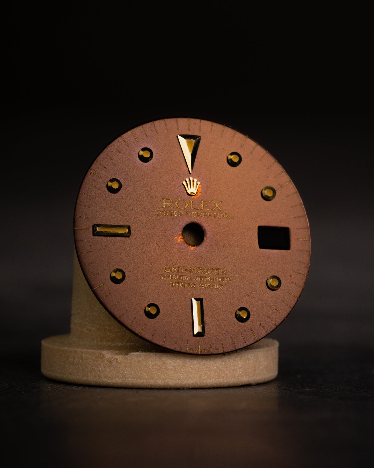Rolex "Nipple Dial" Zifferblatt für GMT-Master 1675/8 & 1675/3 Tritium tropical Faded