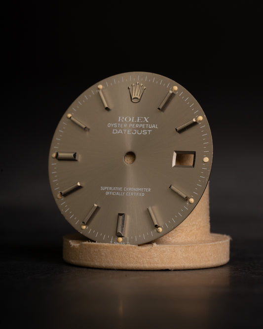 Rolex Zifferblatt grau für Oyster Perpetual Datejust 36mm Tritium 16234 | 16014 | 16200