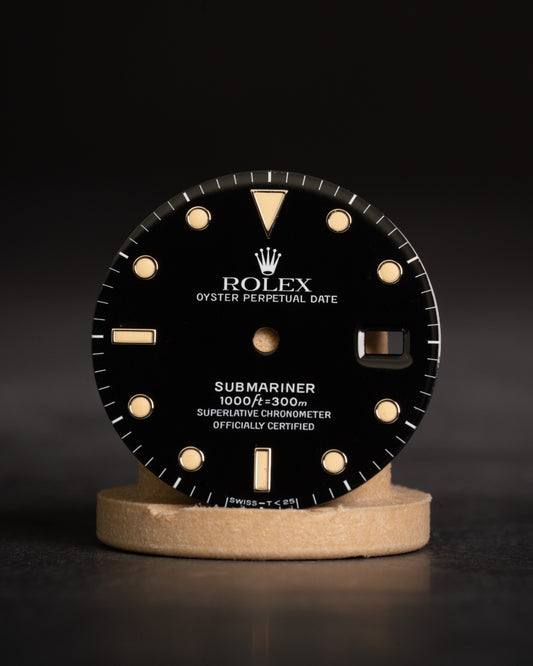 Rolex dial for Submariner Date 16800 | 168000 | 16610 with strong tritium patina